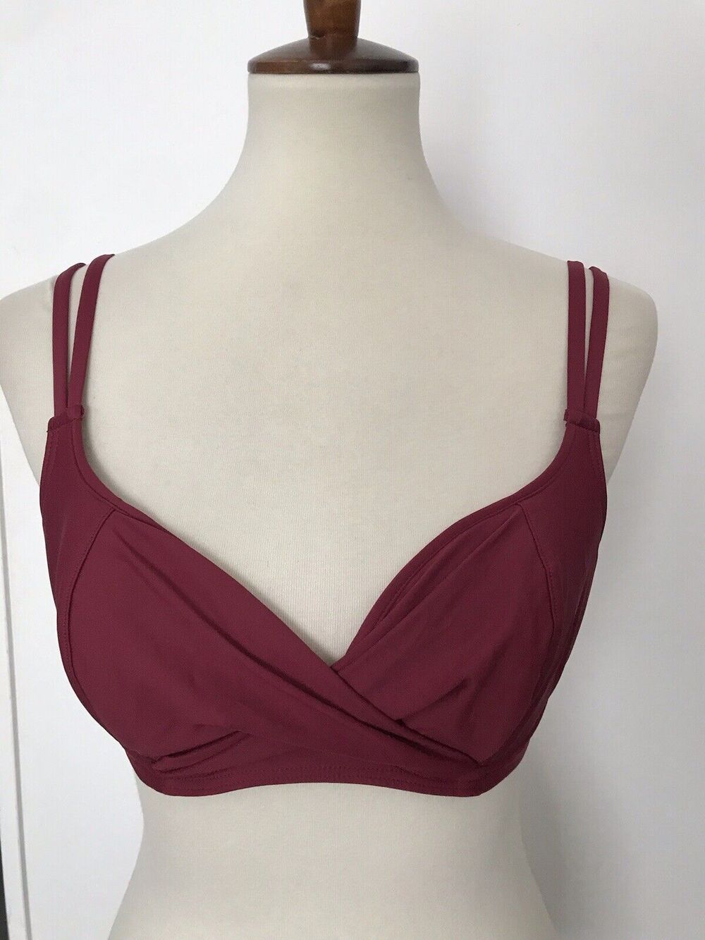 Birdsong Wrap Bikini Top Plum Pie Swimwear